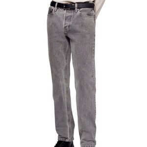 Calvin Klein Men's Slim-Straight Fit Stretch Palmer Grey Jeans